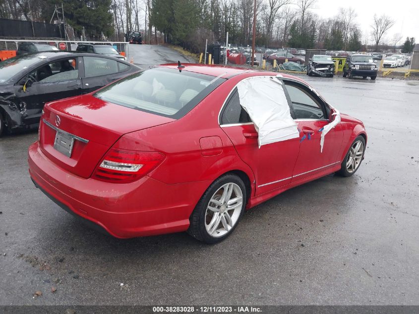 2013 MERCEDES-BENZ C 250 LUXURY/SPORT WDDGF4HB6DR253146