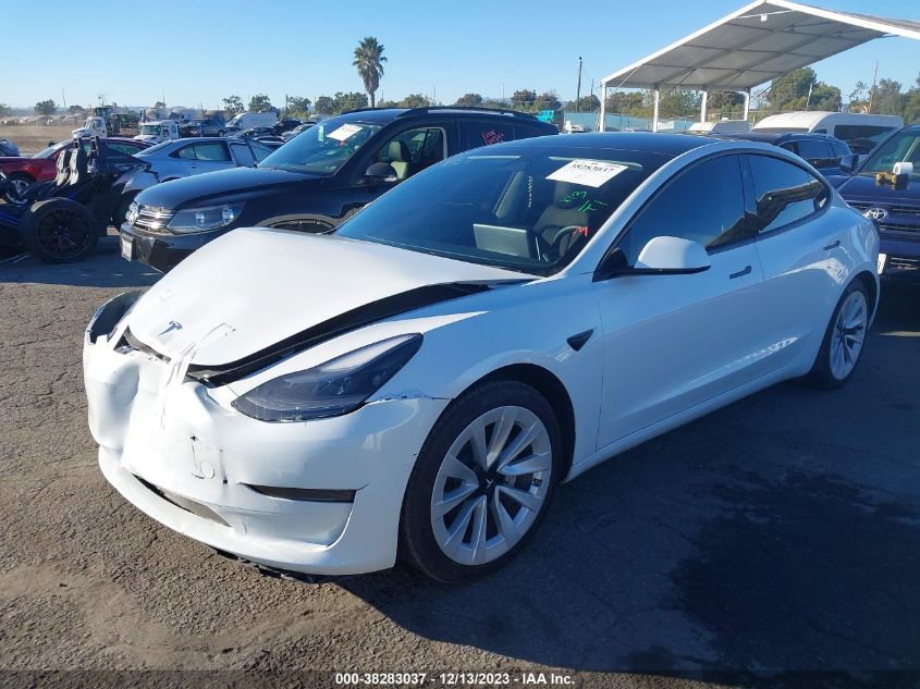 2021 TESLA MODEL 3 STANDARD RANGE PLUS REAR-WHEEL DRIVE - 5YJ3E1EA1MF982702