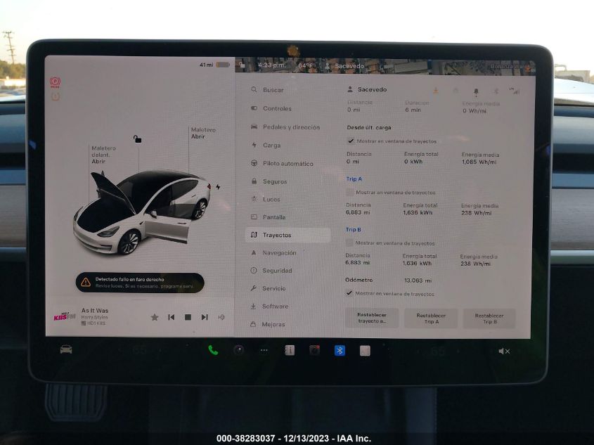 2021 TESLA MODEL 3 STANDARD RANGE PLUS REAR-WHEEL DRIVE - 5YJ3E1EA1MF982702