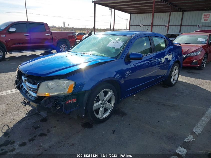 2013 DODGE AVENGER SXT - 1C3CDZCB6DN740748