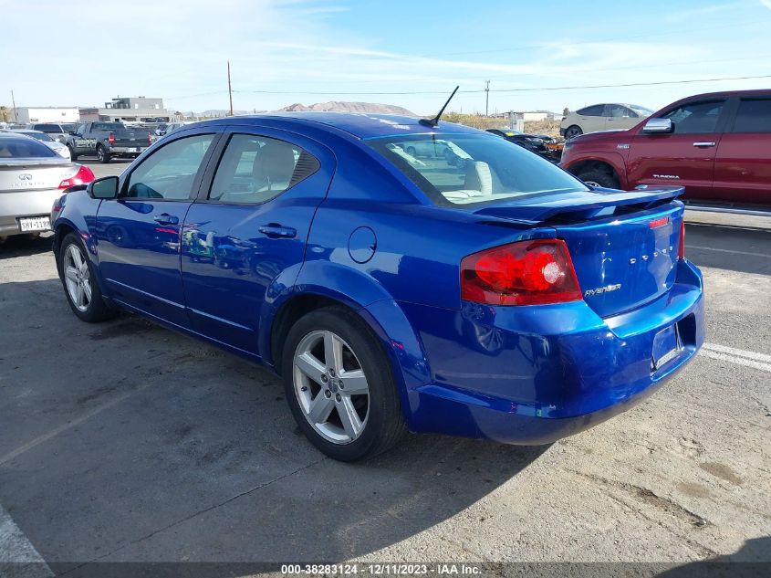 2013 DODGE AVENGER SXT - 1C3CDZCB6DN740748