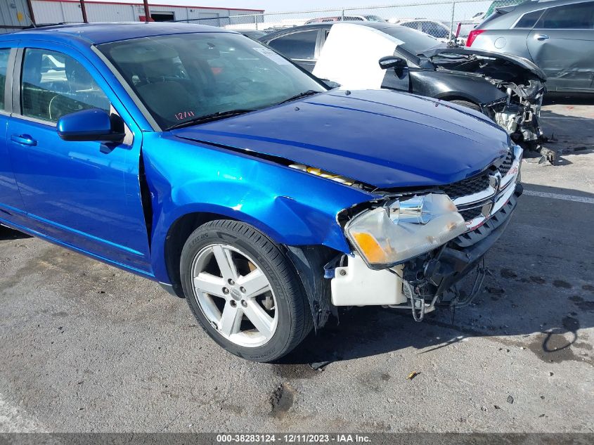 2013 DODGE AVENGER SXT - 1C3CDZCB6DN740748