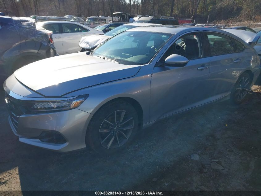2021 HONDA ACCORD EXL - 1HGCV1F55MA060476
