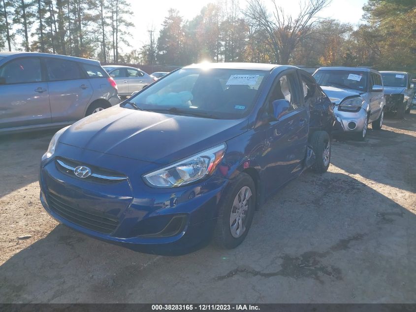 2016 HYUNDAI ACCENT SE - KMHCT4AE8GU998886