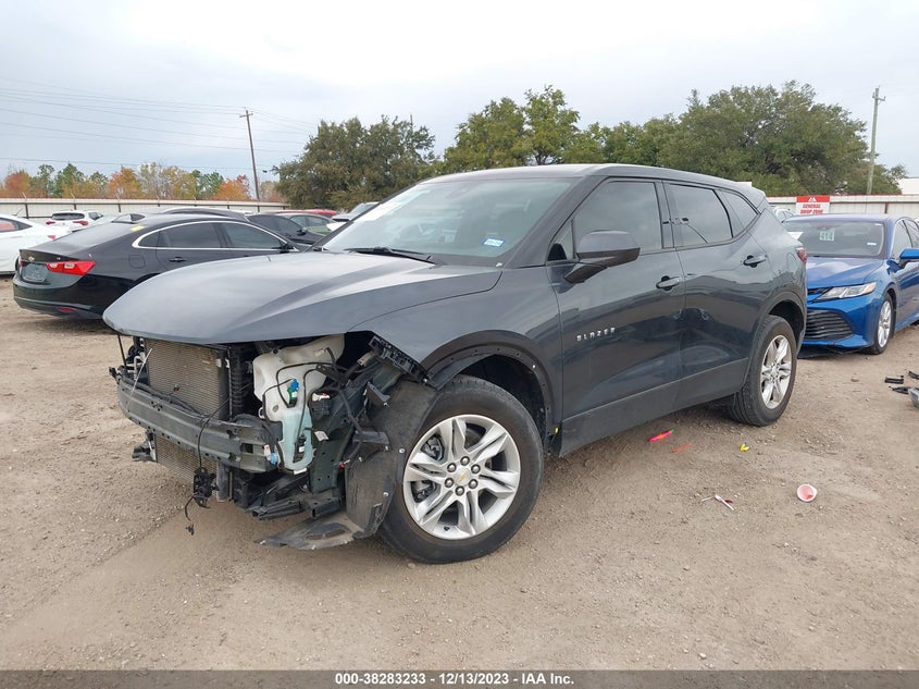 VIN 3GNKBCRS0MS580963 2021 CHEVROLET BLAZER 2LT