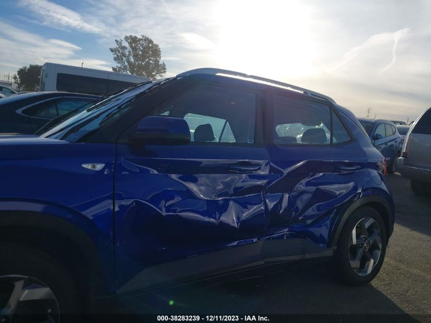2022 HYUNDAI VENUE SEL/LIMITED - KMHRC8A37NU195483