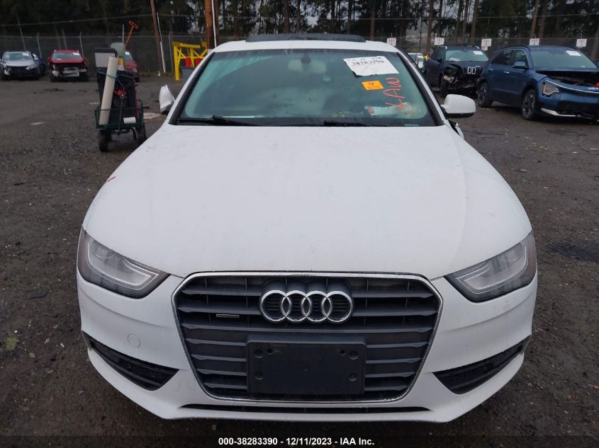 2013 AUDI A4 PREMIUM PLUS - WAUFFAFL1DN035698