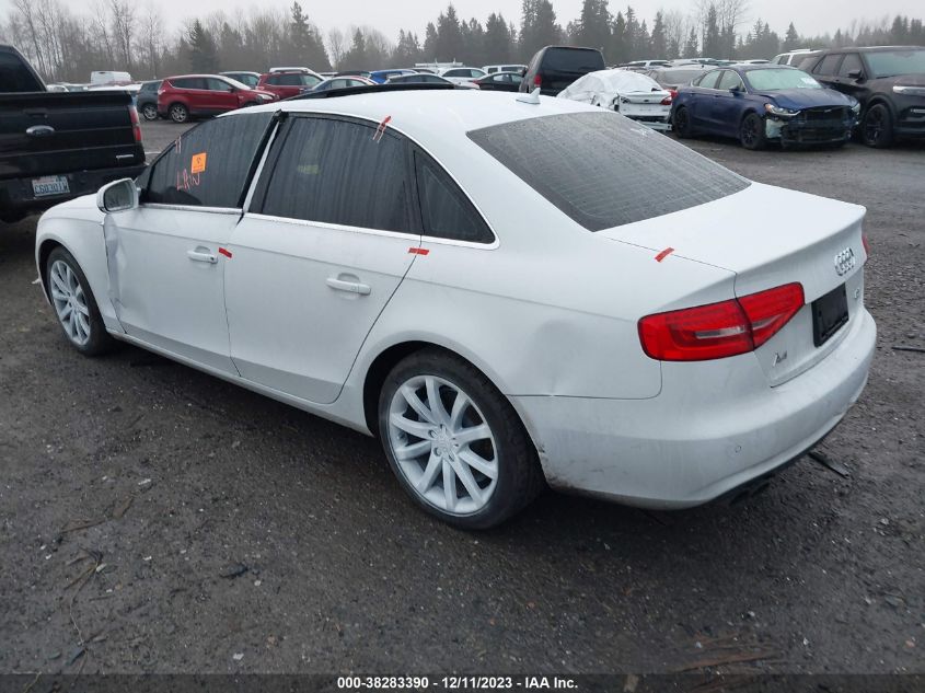2013 AUDI A4 PREMIUM PLUS - WAUFFAFL1DN035698