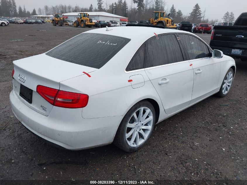 2013 AUDI A4 PREMIUM PLUS - WAUFFAFL1DN035698