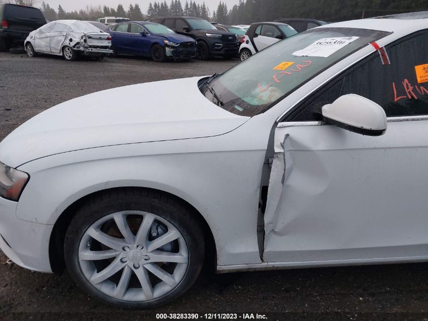 2013 AUDI A4 PREMIUM PLUS - WAUFFAFL1DN035698