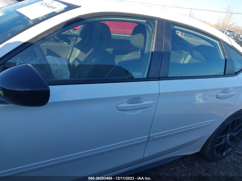 VIN 19XFL2H84NE023495 2022 HONDA CIVIC SPORT