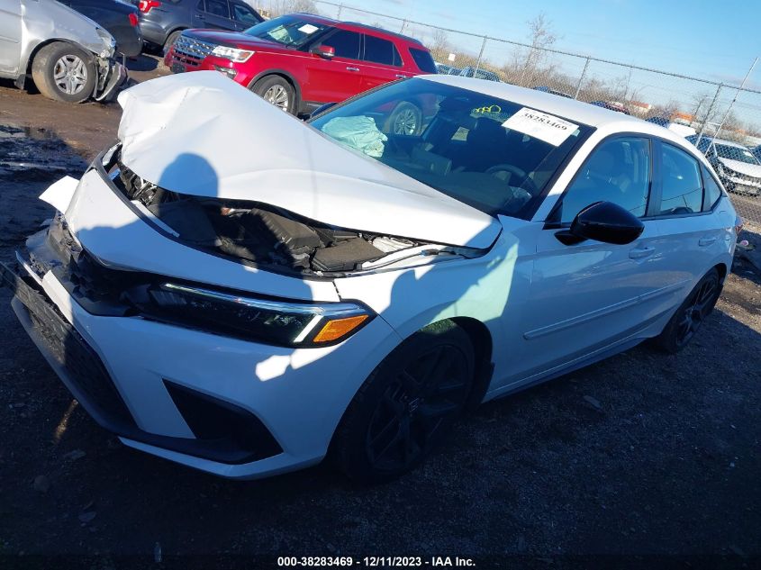 VIN 19XFL2H84NE023495 2022 HONDA CIVIC SPORT