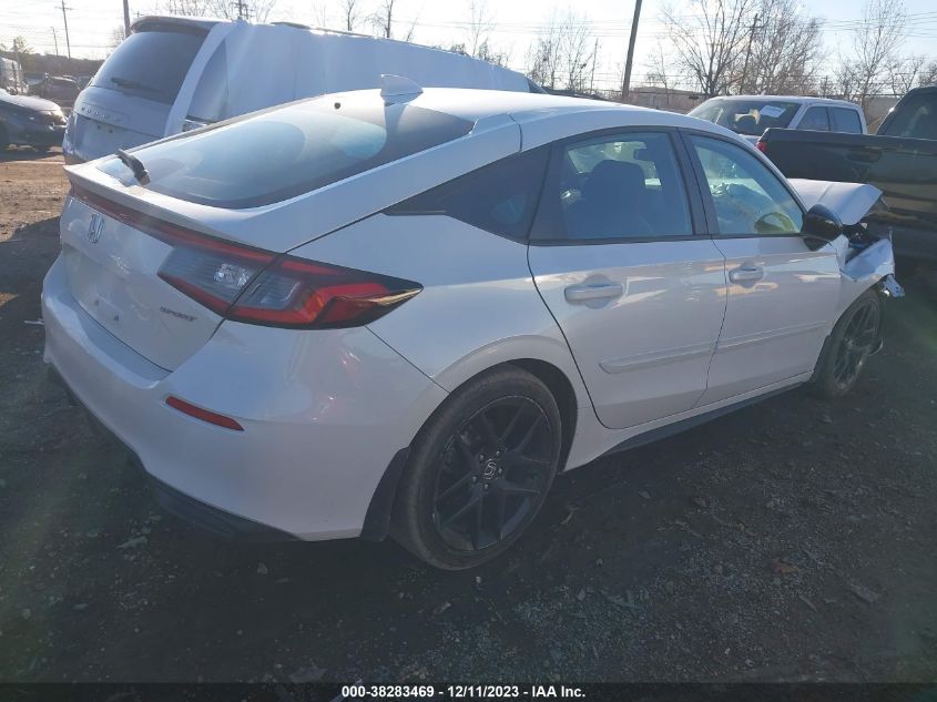 VIN 19XFL2H84NE023495 2022 HONDA CIVIC SPORT