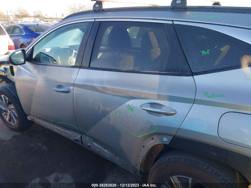 2022 HYUNDAI TUCSON HYBRID BLUE - KM8JBCA12NU044424