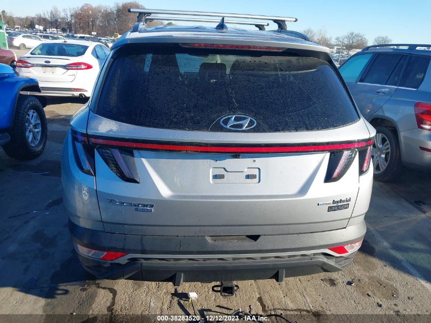 2022 HYUNDAI TUCSON HYBRID BLUE - KM8JBCA12NU044424