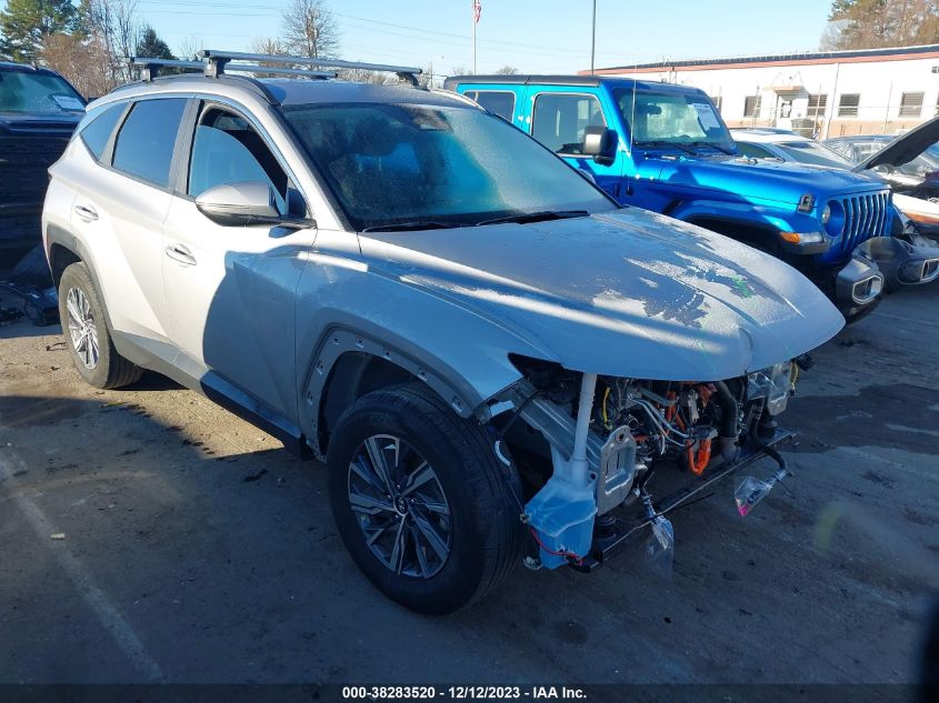 2022 HYUNDAI TUCSON HYBRID BLUE - KM8JBCA12NU044424
