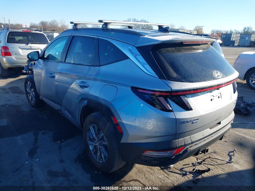 2022 HYUNDAI TUCSON HYBRID BLUE - KM8JBCA12NU044424