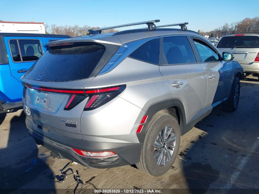 2022 HYUNDAI TUCSON HYBRID BLUE - KM8JBCA12NU044424