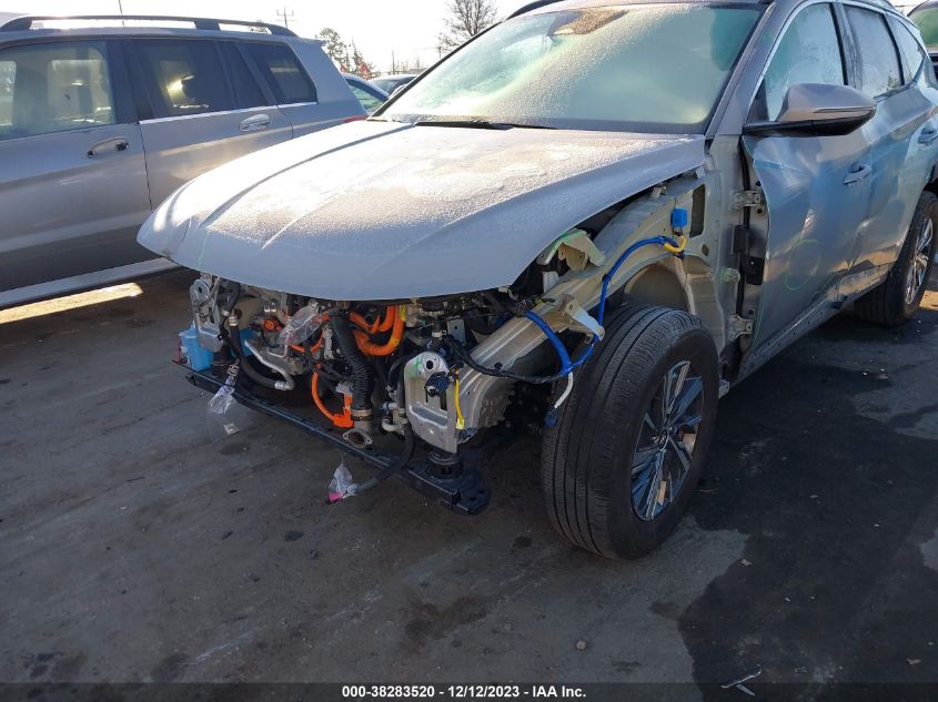 2022 HYUNDAI TUCSON HYBRID BLUE - KM8JBCA12NU044424