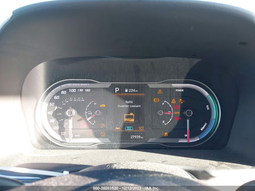 2022 HYUNDAI TUCSON HYBRID BLUE - KM8JBCA12NU044424
