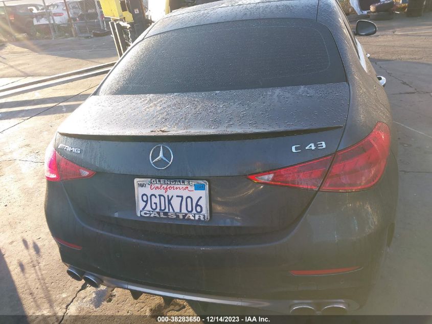 2023 MERCEDES-BENZ AMG C 43 4MATIC W1KAF8HB2PR100247