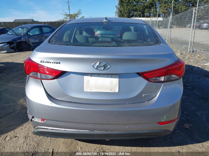 2015 HYUNDAI ELANTRA LIMITED - 5NPDH4AEXFH578856
