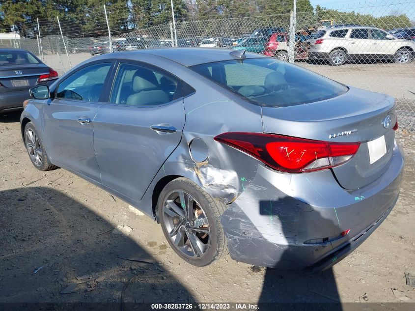 2015 HYUNDAI ELANTRA LIMITED - 5NPDH4AEXFH578856