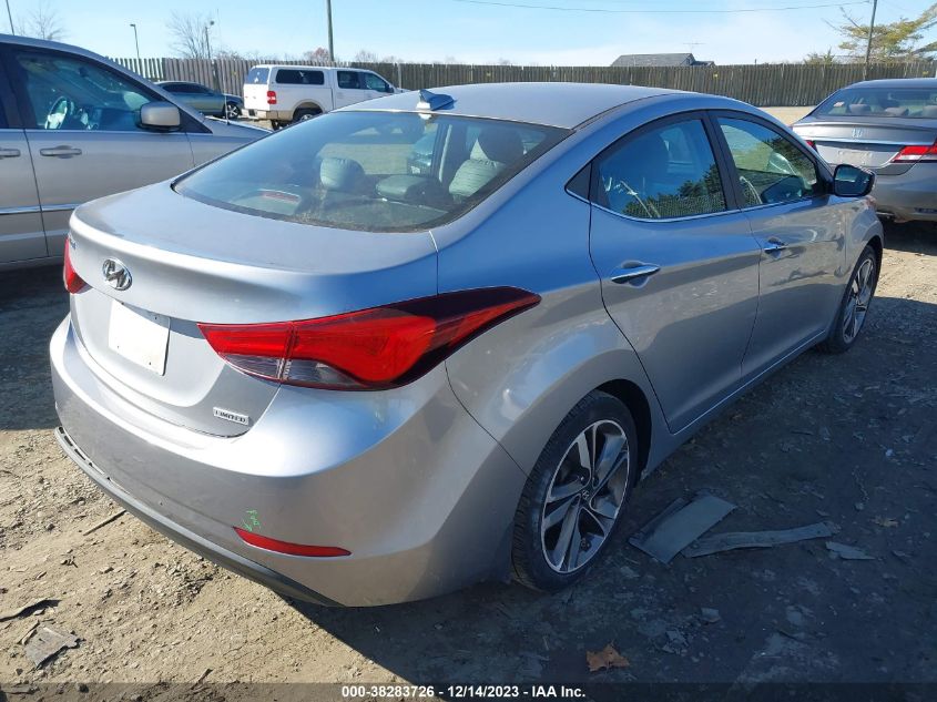 2015 HYUNDAI ELANTRA LIMITED - 5NPDH4AEXFH578856