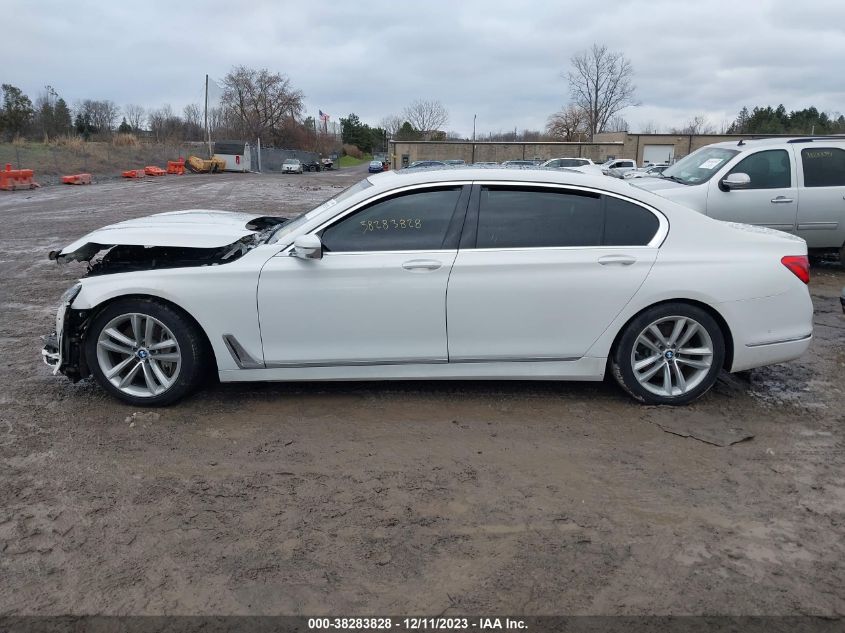 2016 BMW 750 XI - WBA7F2C55GG419122