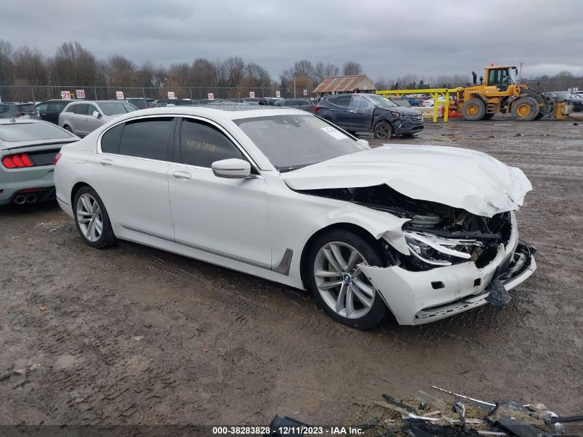 2016 BMW 750 XI - WBA7F2C55GG419122