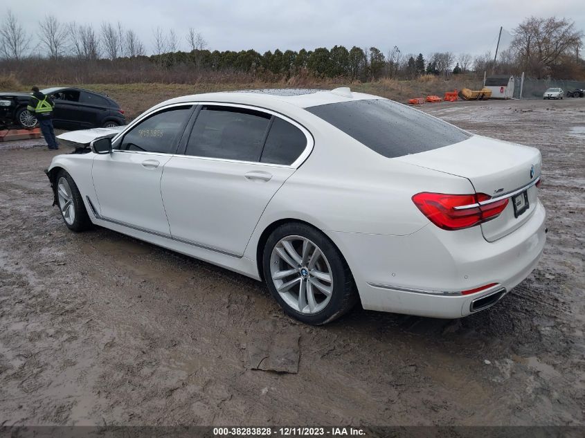 2016 BMW 750 XI - WBA7F2C55GG419122