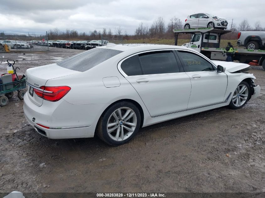 2016 BMW 750 XI - WBA7F2C55GG419122