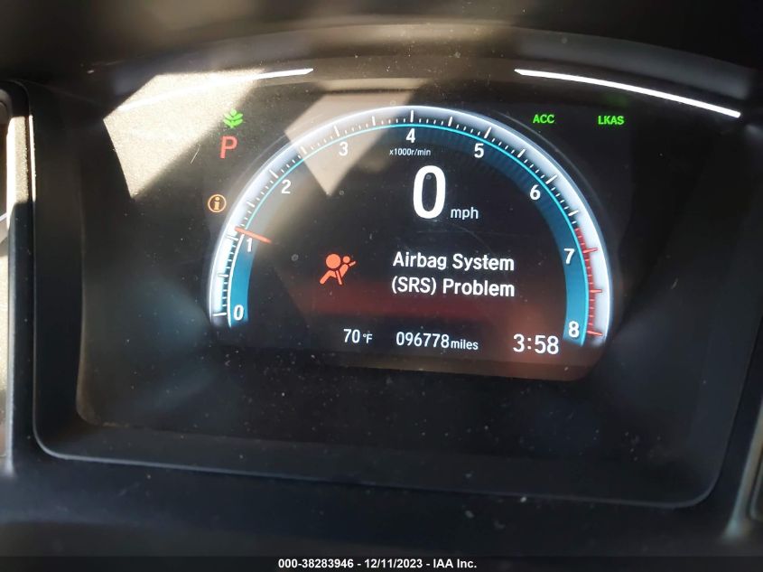 2019 HONDA CIVIC LX - 2HGFC2F61KH513329