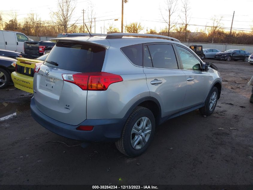 2014 TOYOTA RAV4 LE - 2T3BFREV6EW148222