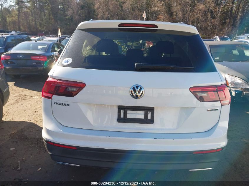 2019 VOLKSWAGEN TIGUAN 2.0T S - 3VV0B7AX4KM188568