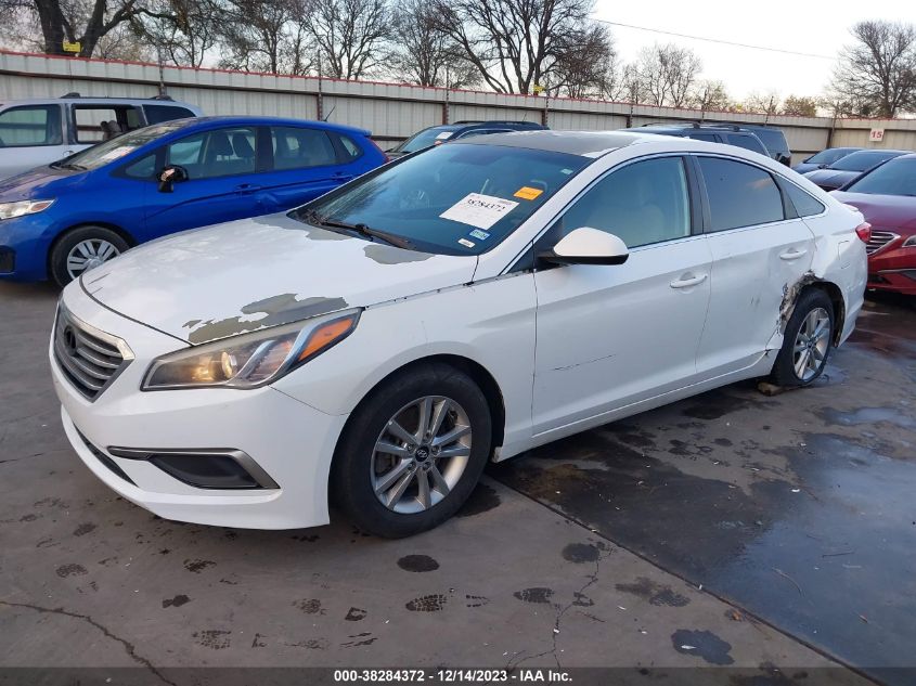 2016 HYUNDAI SONATA - 5NPE24AFXGH388247