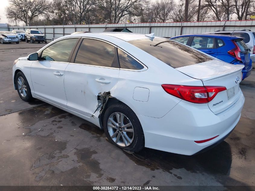 2016 HYUNDAI SONATA - 5NPE24AFXGH388247