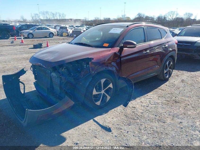 2016 HYUNDAI TUCSON LIMITED - KM8J33A21GU059120