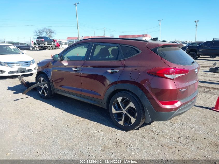 2016 HYUNDAI TUCSON LIMITED - KM8J33A21GU059120