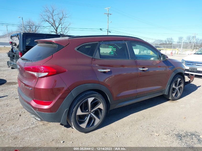 2016 HYUNDAI TUCSON LIMITED - KM8J33A21GU059120