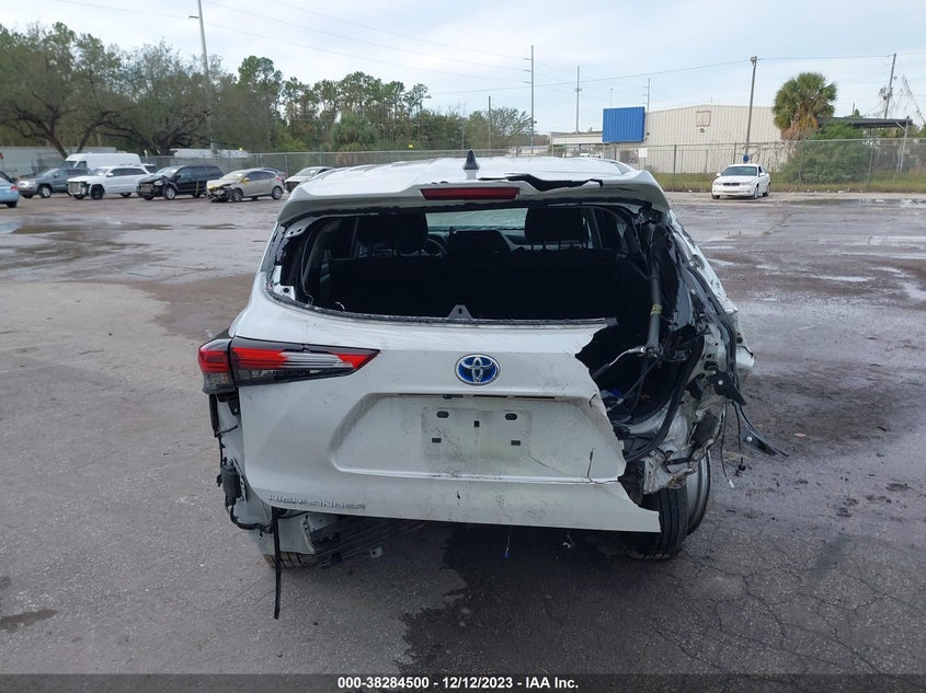 VIN 5TDBBRCH2PS107101 2023 TOYOTA HIGHLANDER HYBRID LE