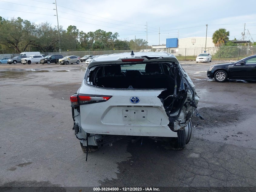 VIN 5TDBBRCH2PS107101 2023 TOYOTA HIGHLANDER HYBRID LE