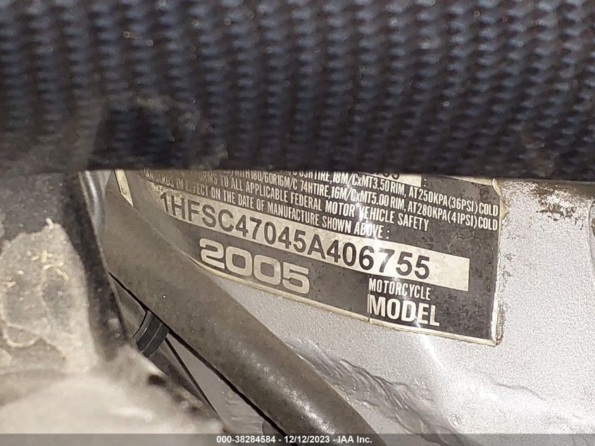 2005 HONDA GL1800 1HFSC47045A406755