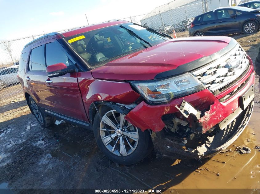 2018 FORD EXPLORER LIMITED - 1FM5K7FH5JGB41849