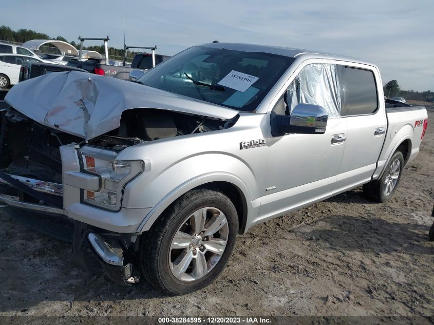 2015 FORD F-150 PLATINUM - 1FTEW1EG9FFC47894