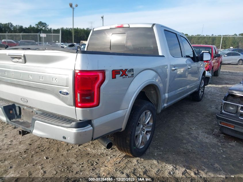 2015 FORD F-150 PLATINUM - 1FTEW1EG9FFC47894