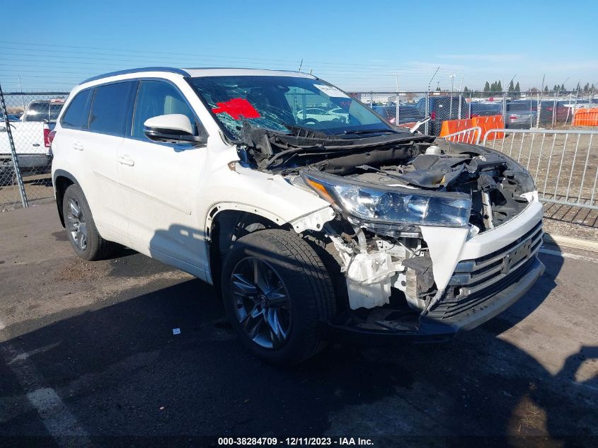 2019 TOYOTA HIGHLANDER LIMITED PLATINUM - 5TDDZRFH1KS703356