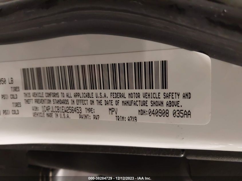 2014 JEEP CHEROKEE LATITUDE - 1C4PJLCB1EW256453