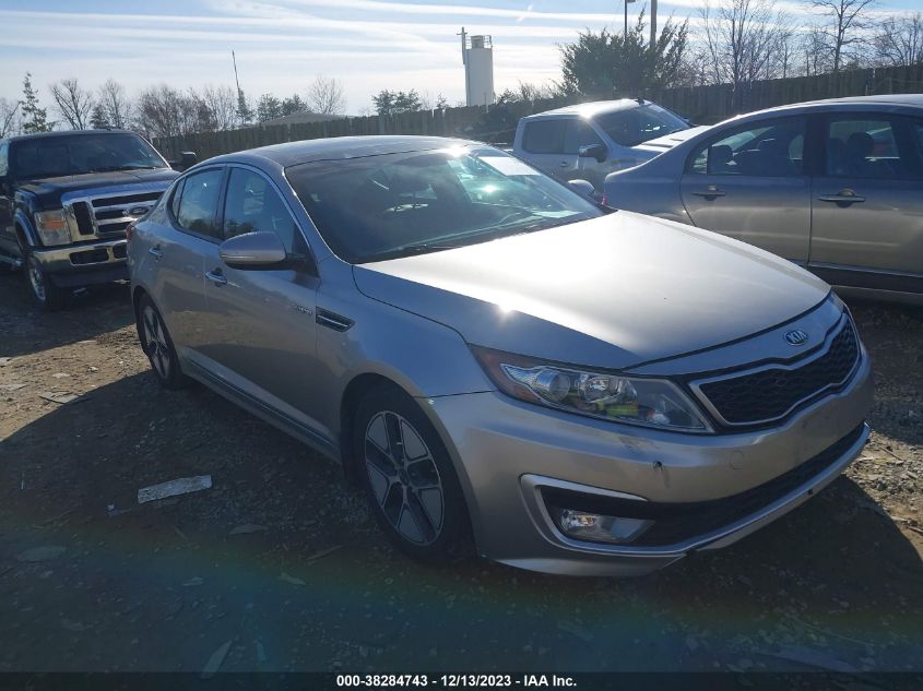 2013 KIA OPTIMA HYBRID EX - KNAGM4AD3D5057004