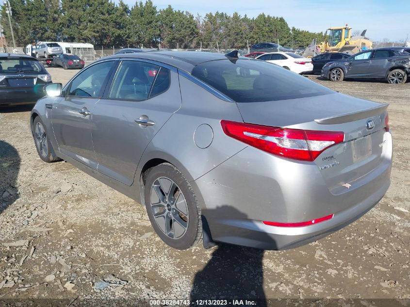 2013 KIA OPTIMA HYBRID EX - KNAGM4AD3D5057004